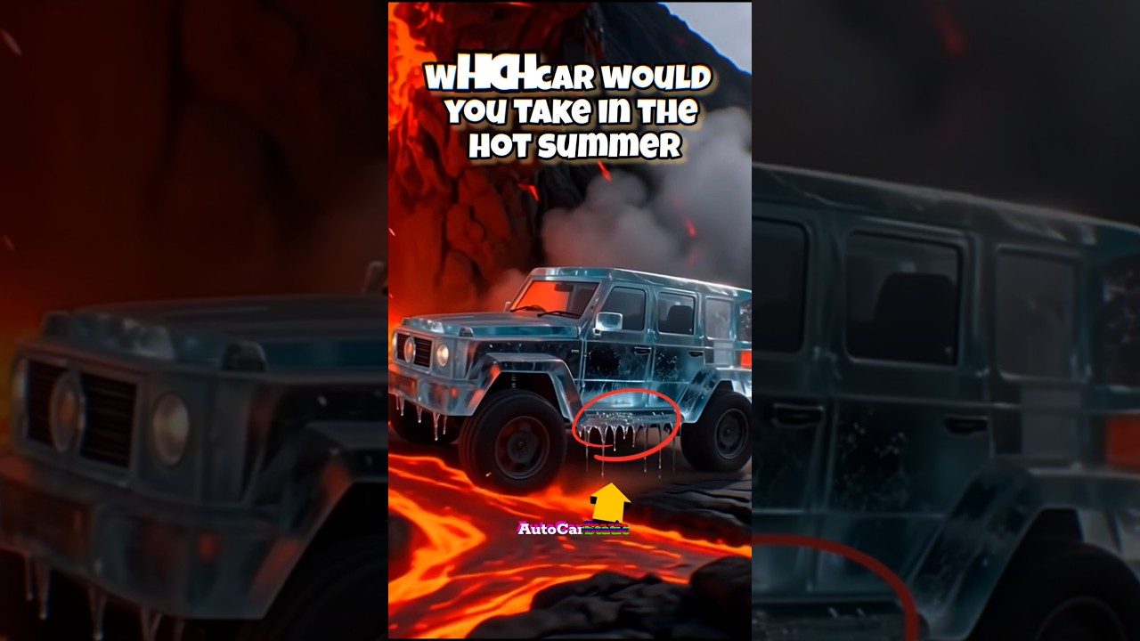 Which Ice Car Would You Take in the Hot Summer? ❄️🚗☀️  #cars