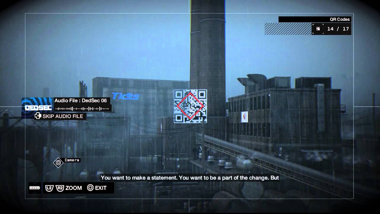 Watch Dogs Brandon Docks QR Codes Investigation