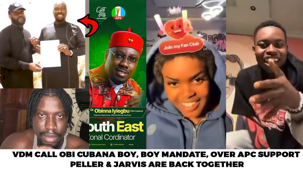 VDM Call Obi Cubana Errand Boy, Boy Mandate, Over APC Support | Peller & Jarvis Back Together