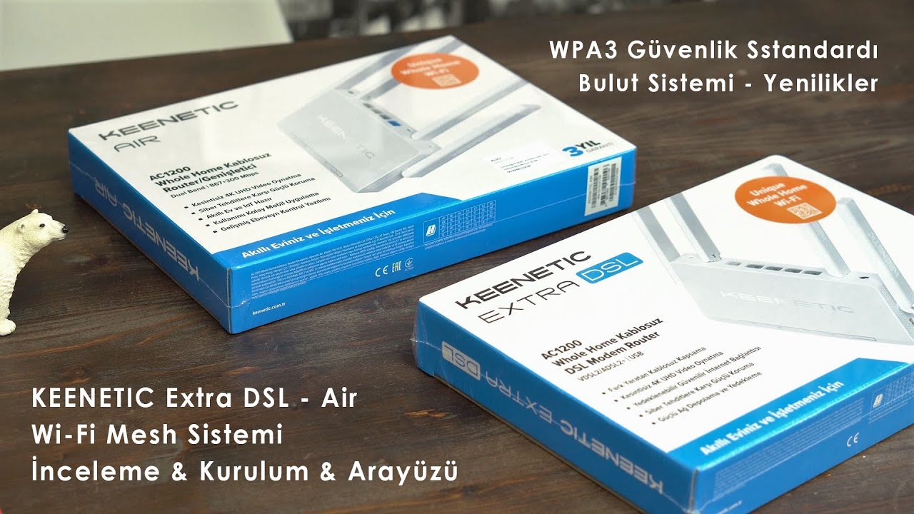 Yeni Nesil Modem ;) Keenetic Wi-Fi Mesh Sistemi Kurulumu İncelemesi - WPA3 Güvenlik - Yenilikler