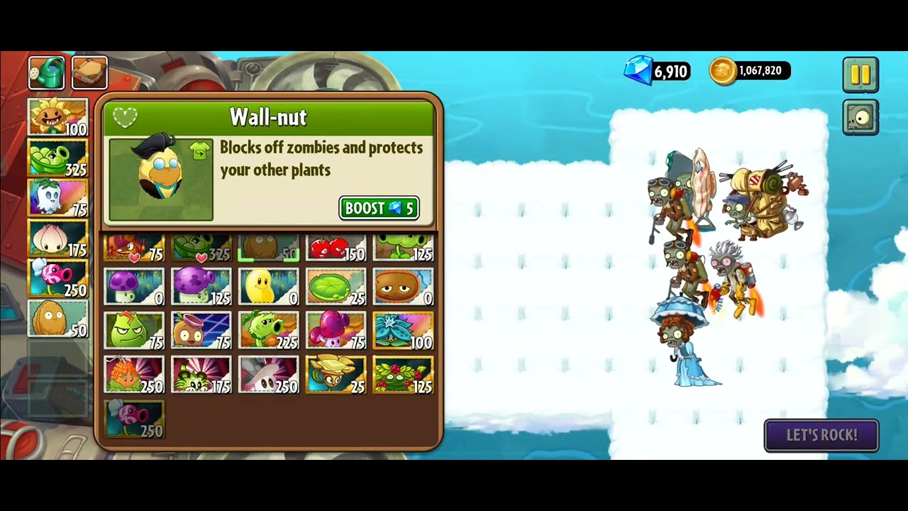 PvZ2 RFL Nature Trail endless zone take 13: lvl 16-20