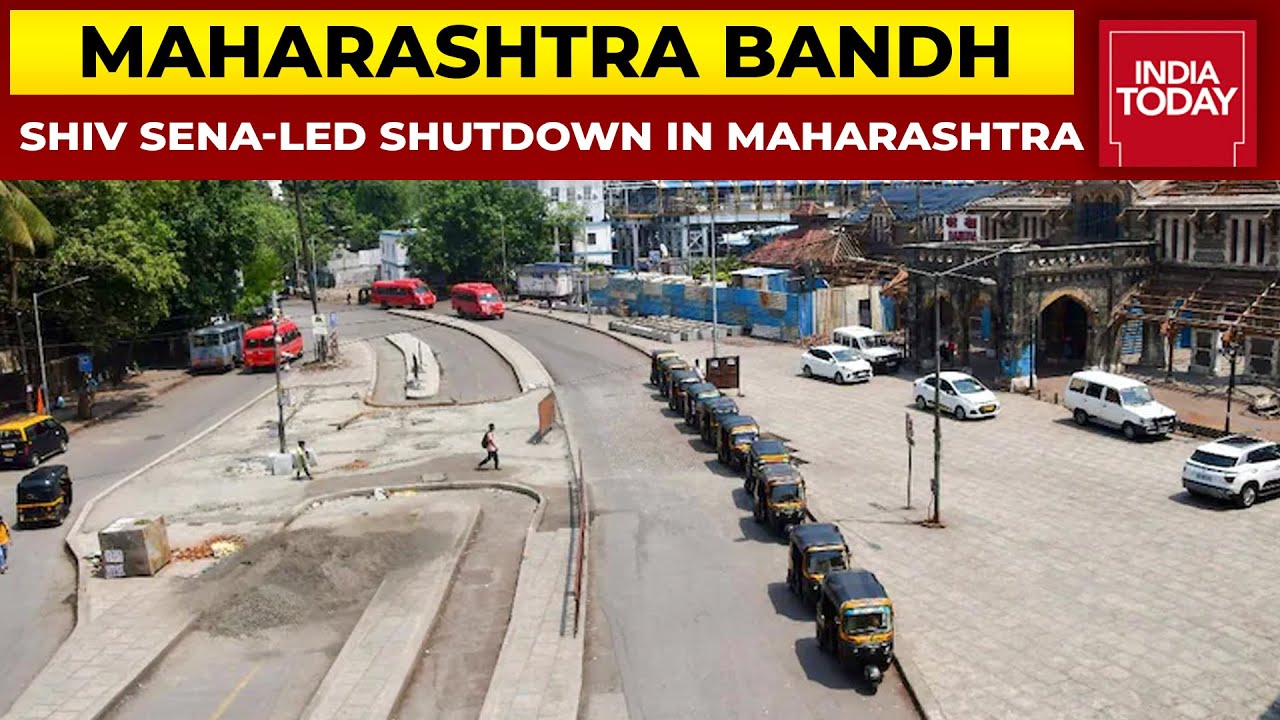 Shiv Sena-Led Aghadi Enforces Maharashtra Bandh In Solidarity With Farmers, Shutdown In Cities