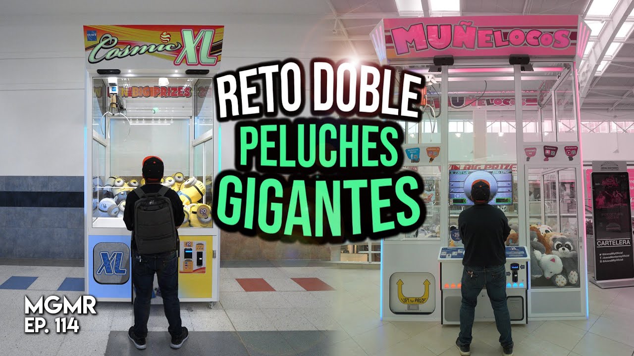 VENCIENDO 2 Máquina de Peluches GIGANTES - MiniGames en el Mundo Real Ep. 114