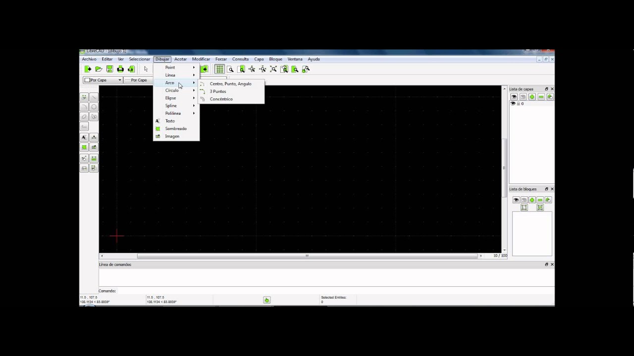 LibreCAD: Las Herramientas