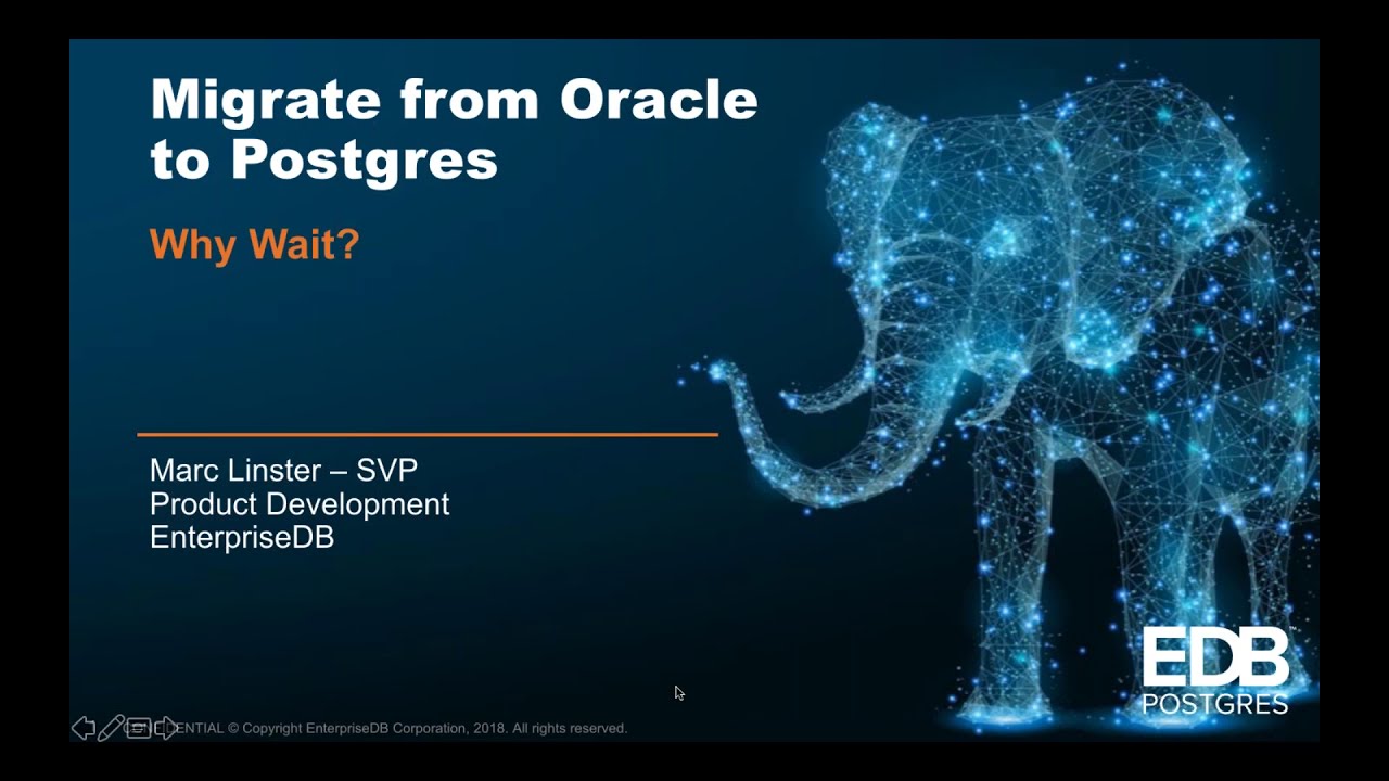 No Time to Waste  Migrate from Oracle to Postgres in Minutes