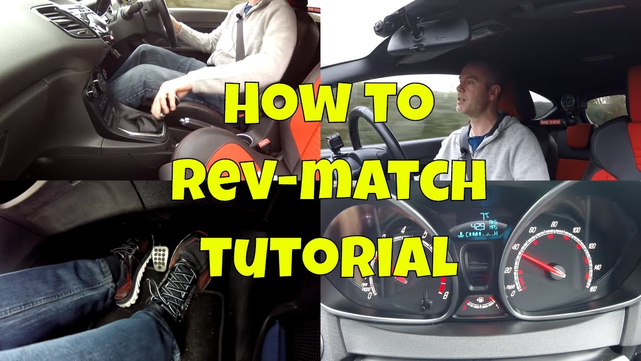 4K UHD : How to rev match a downshift in a Fiesta ST180