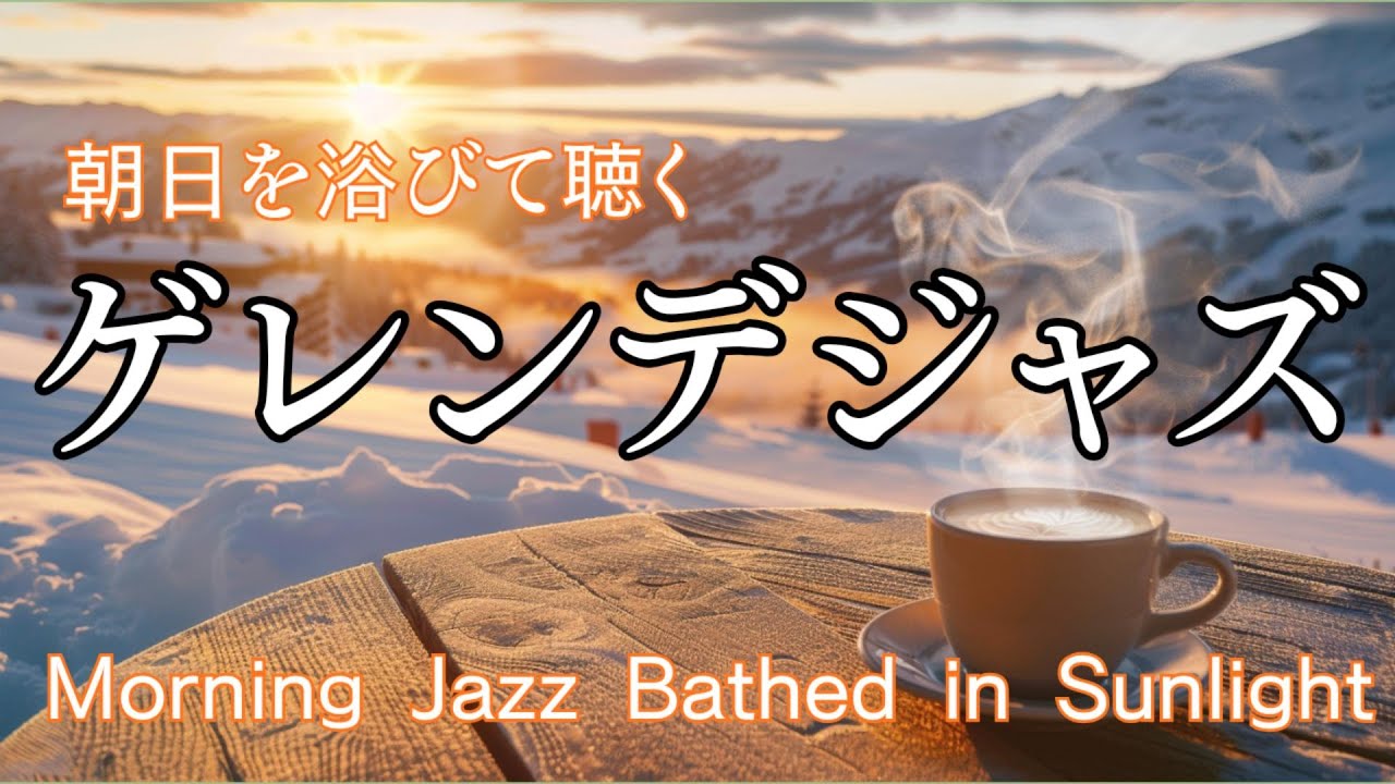 朝日を浴びて聴くゲレンデジャズ｜Morning Jazz Bathed in Sunlight　― 雪山カフェで楽しむ、爽やかな朝時間【朝/ 作業 / /カフェリラックス/勉強 / 読書 】