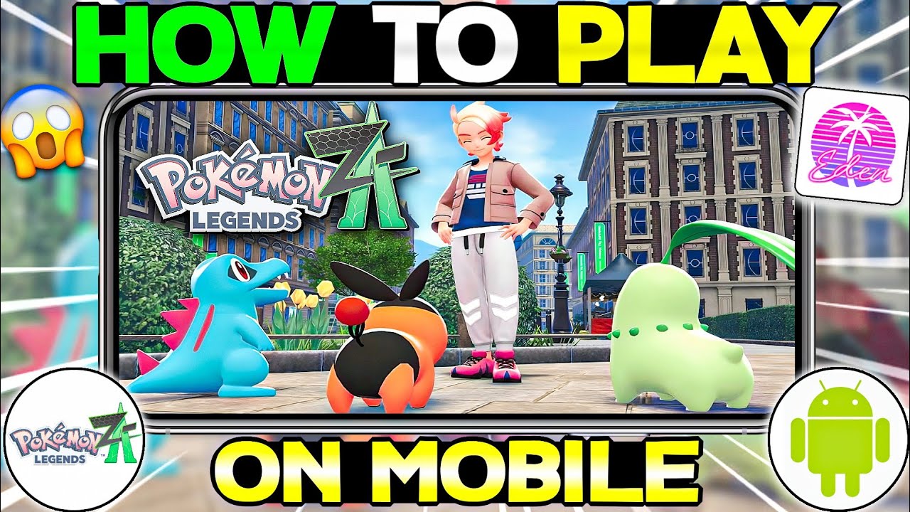 🔥 How To Play Pokemon Legends Z-A On Android Using Eden Emulator | Pokemon Legends Z-A On Mobile 