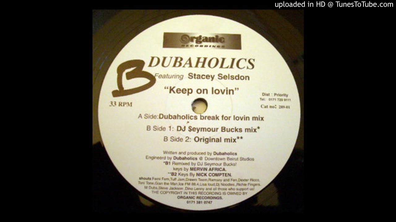 Dubaholics Featuring Stacey Selsdon* ‎– Keep On Lovin