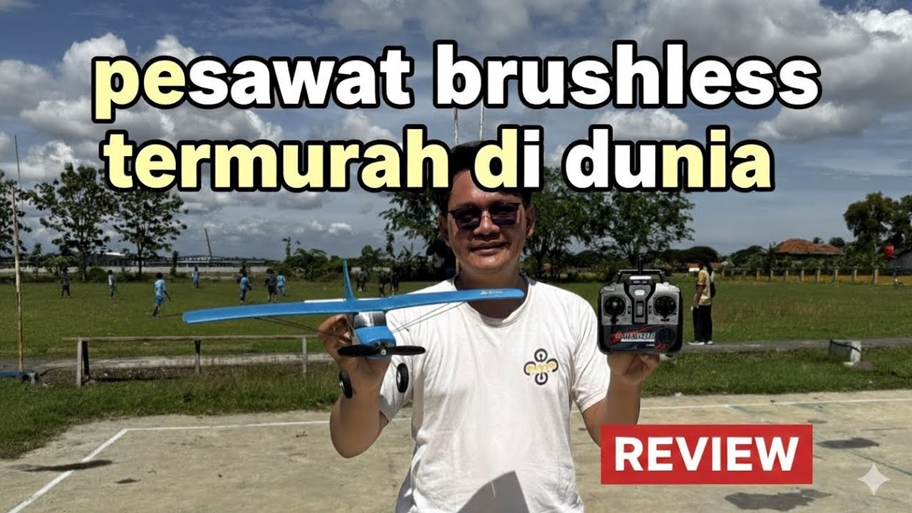 Unboxing & Review Qidi 560 Pesawat Brushless RTF termurah