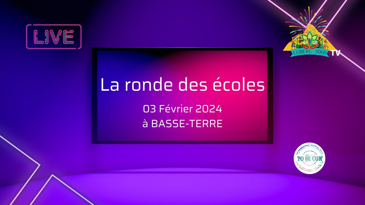 LUBERC TV - La ronde des écoles du 03 février #2024 #carnaval #guadeloupe #basseterre