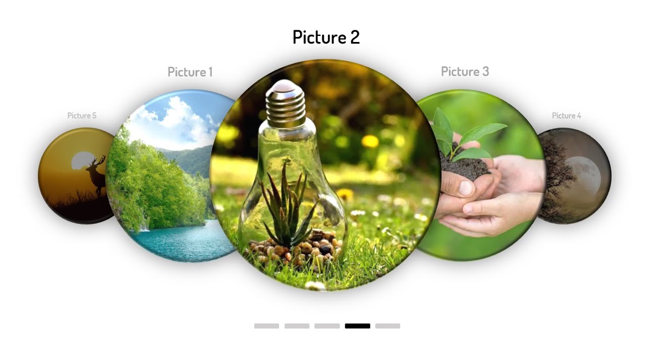 How to Create Carousel Effect Animation in PowerPoint using Morph Transition  #powerpoint #ppt