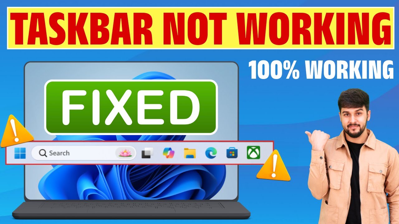 Панель задач не отображается или не работает в Windows 11/10 | Простое решение 2026 | Решение про...