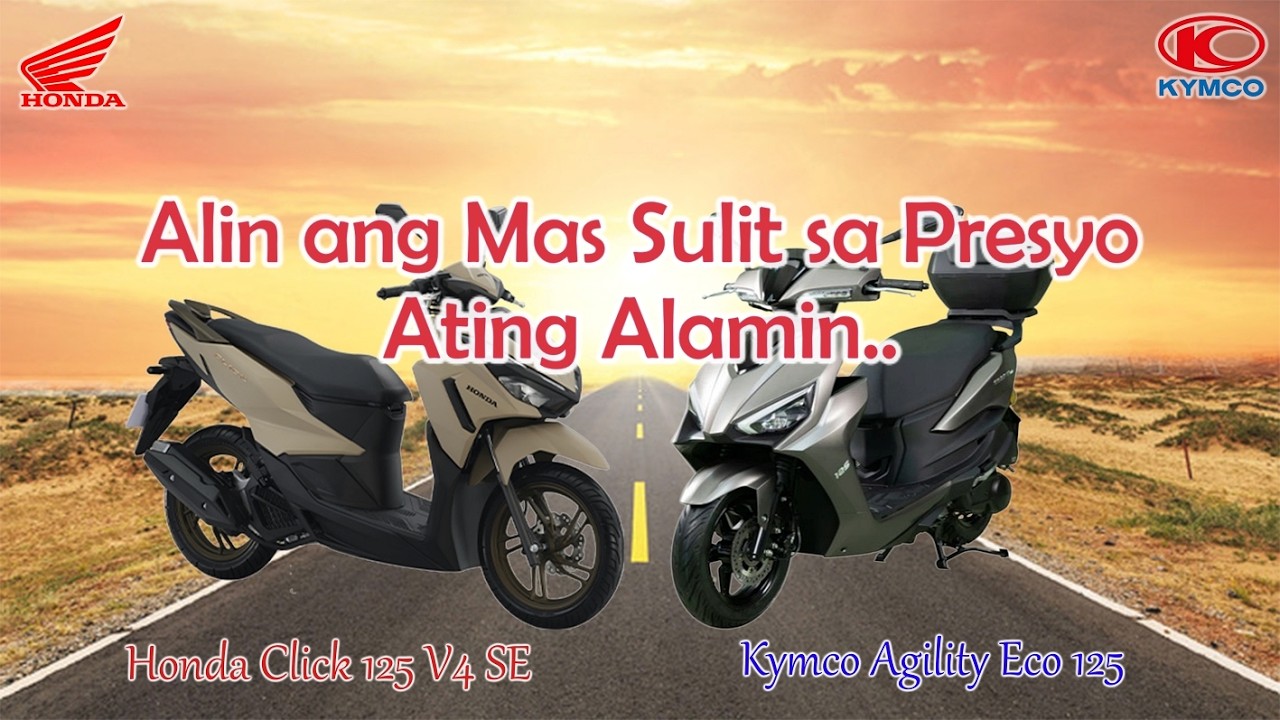Honda Click 125 V4 SE Vs  Kymco Agility Eco 125