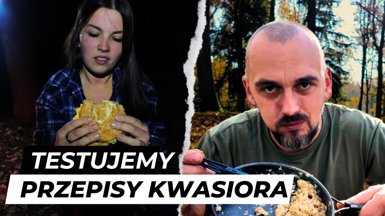 #16 Noc w hamakach i gotowanie w lesie! 🍔🍳 | Testujemy przepisy od Kwasiora!