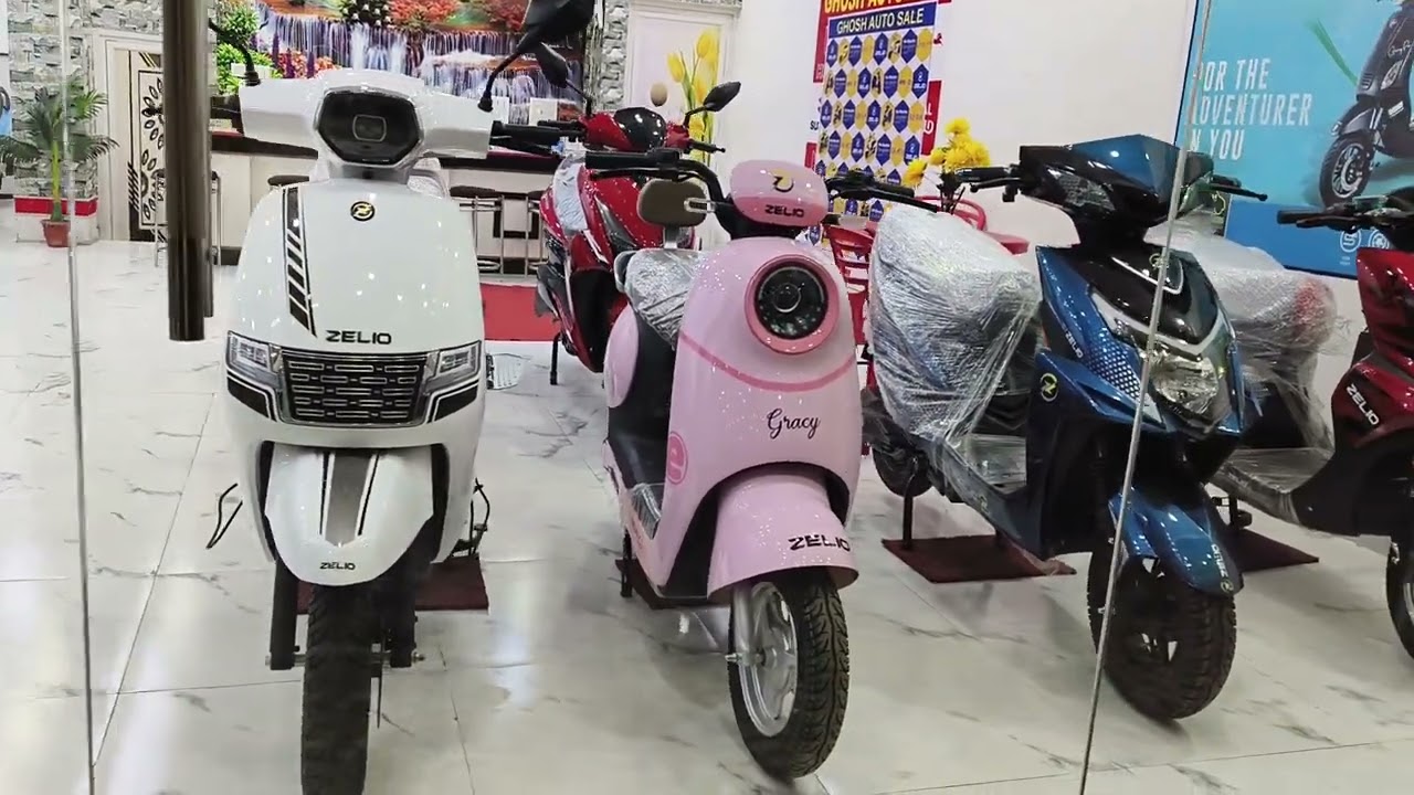 ZELIO ELECTRIC SCOOTER MAIN DISTRIBUTOR GHOSH AUTO SALE KRISHNAGAR NADIA 9732632156