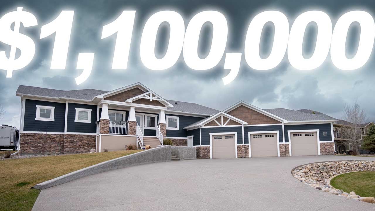 Tour A $1,100,000 Stunning Estate Home in LETHBRIDGE, ALBERTA