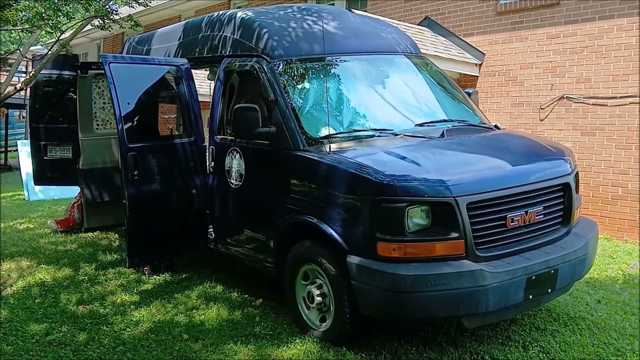 2005 GMC Savana Van Camper Build #2 gutting inside