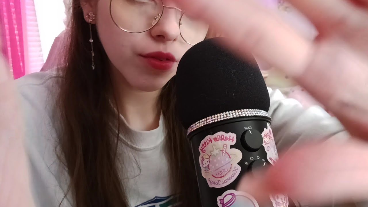ASMR | face touching and whispered positive affirmations to help you go to sleep ☁️🌙