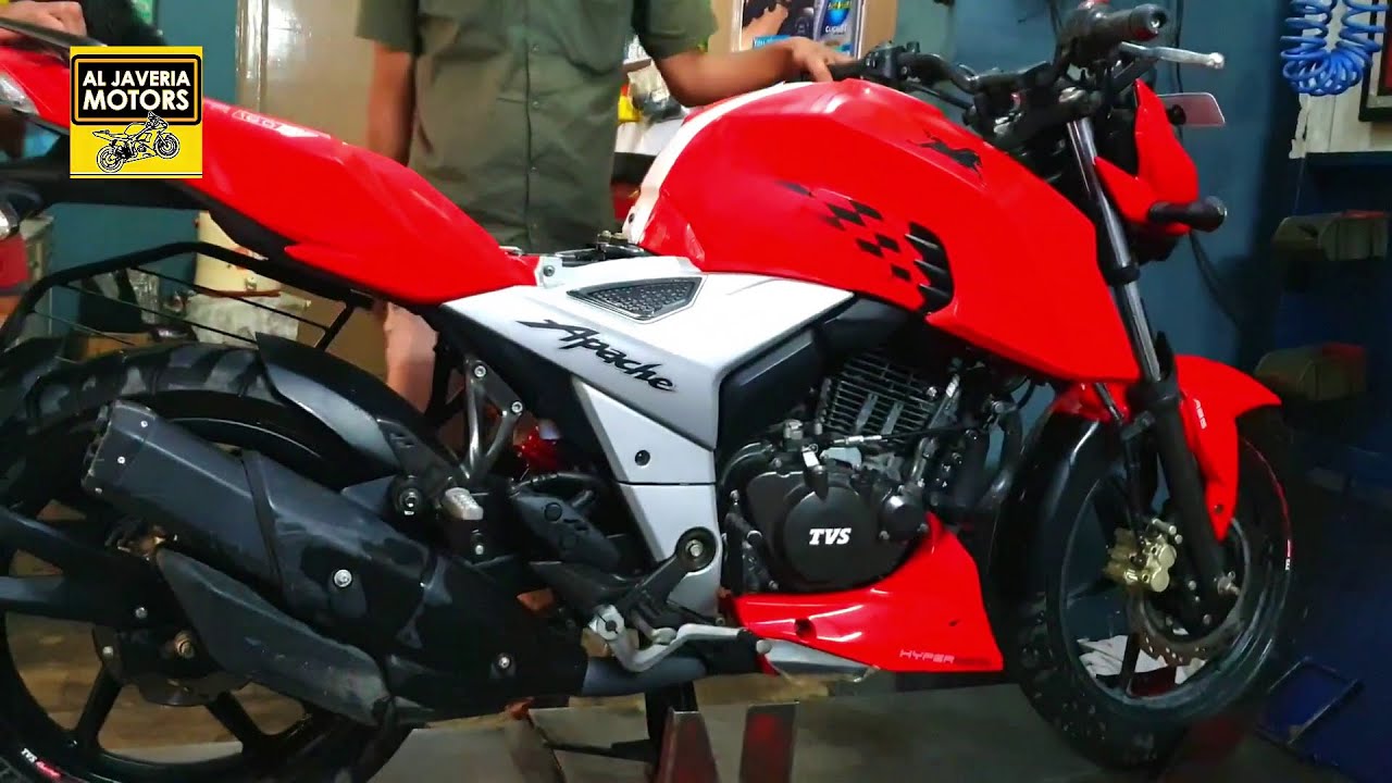 TVS APACHE RTR 160 4V (4 Valve) Full Service Time lapse