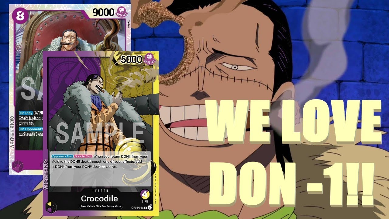 OP04 WINNING CROCODILE DECK PROGILE + GAMEPLAY | ONE PIECE CARD GAME | OPTCG