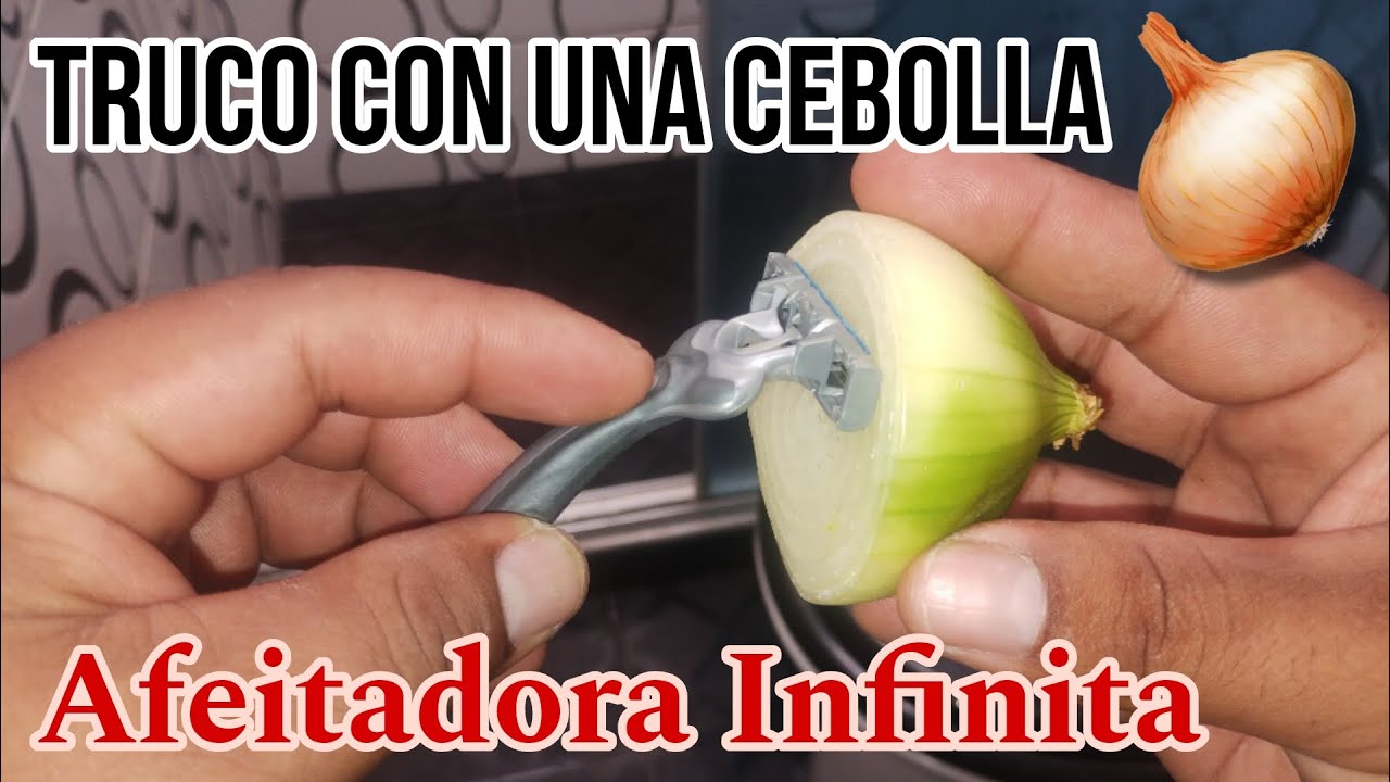 NUNCA mas TIRARAS tus MAQUINAS DE AFEITAR 🪒🧅| 💥Truco para que NUNCA se Acaben💥