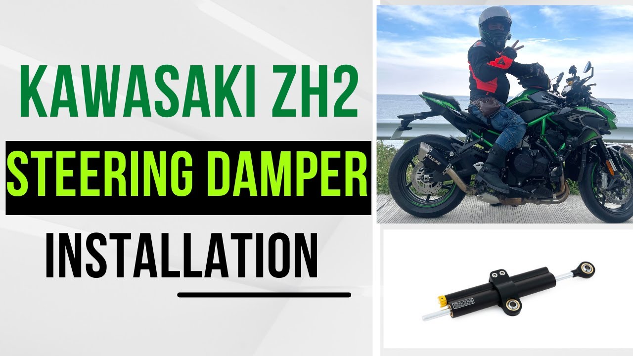 Installing Steering Damper on my Kawasaki ZH2