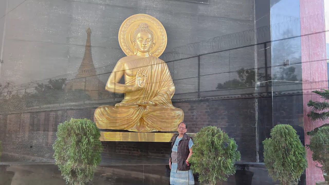 श्रावस्ती - Mahamongkol Chai Buddhist temple & monastery in Shravasti 