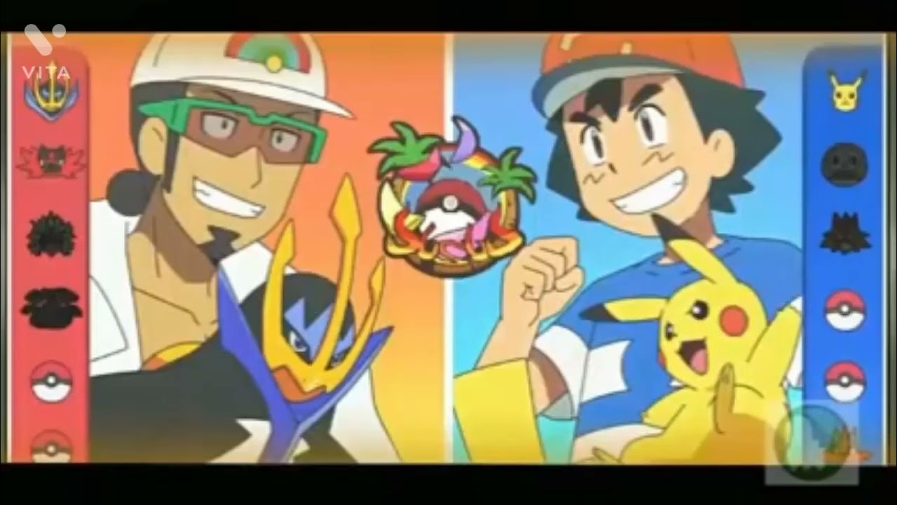 AMV/ Ash vs professor kukui . Ash won alola league