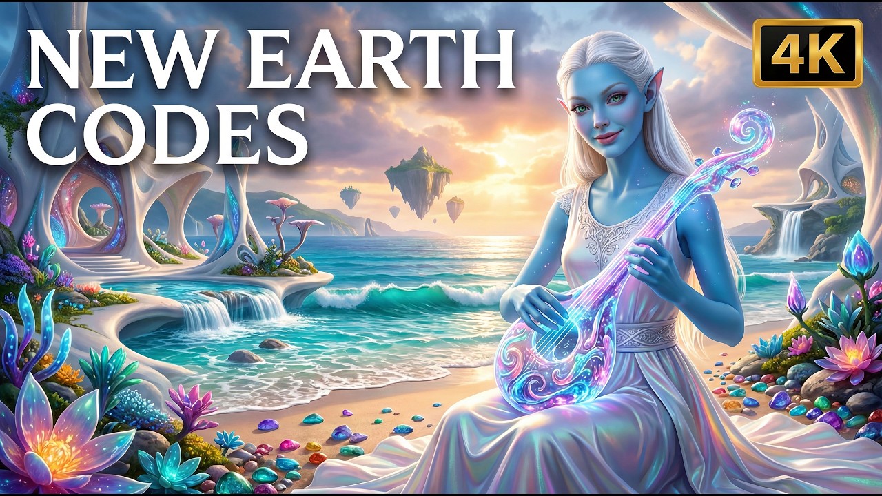 NEW EARTH CODES: Alcyone Sonic Activation | Pleiadian Crystal Healing | 4K Soundscape 528Hz