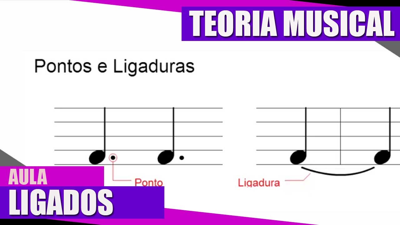 Aula de partitura  - ponto e ligadura (aula 4)