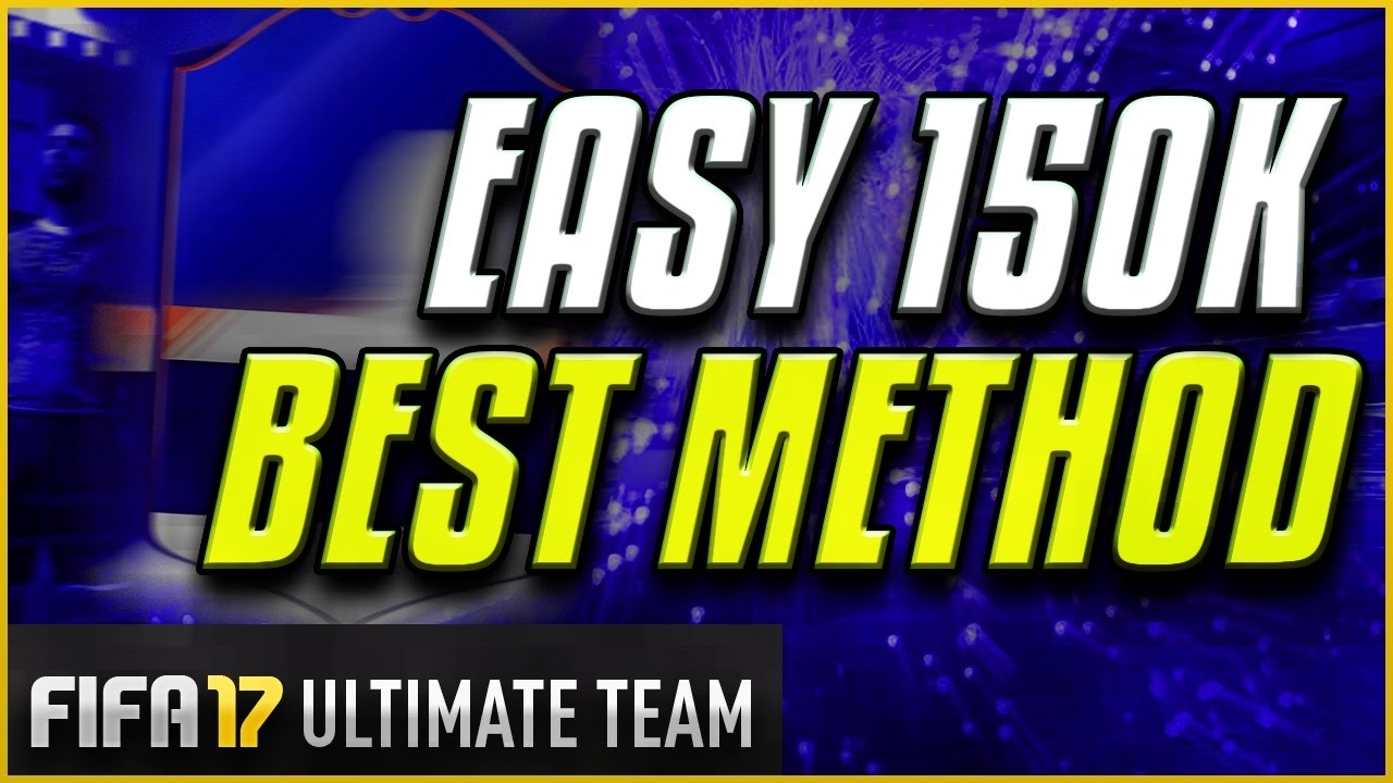 FIFA 17 UT - MAKE 150K BEST METHOD? (FIFA 17 INSANE TRADING METHOD)