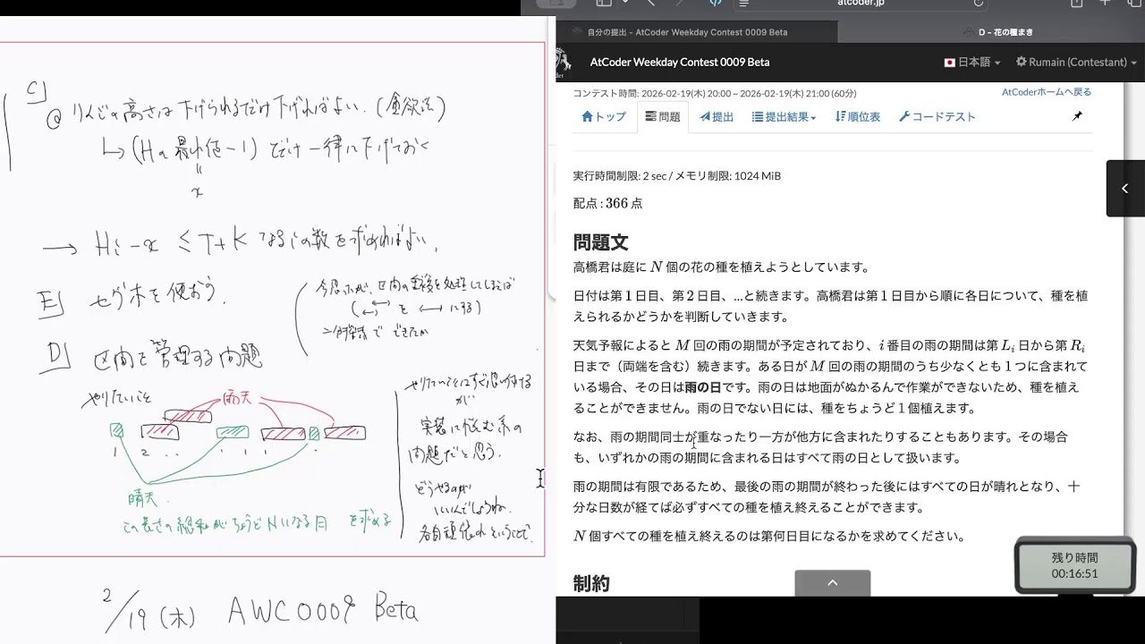 AWC0009に参加する