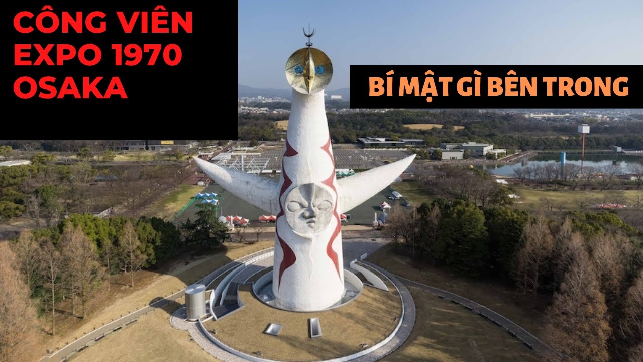 Một ngày ở công viên Tháp Mặt Trời Tower of Sun osaka  || Chiều JP