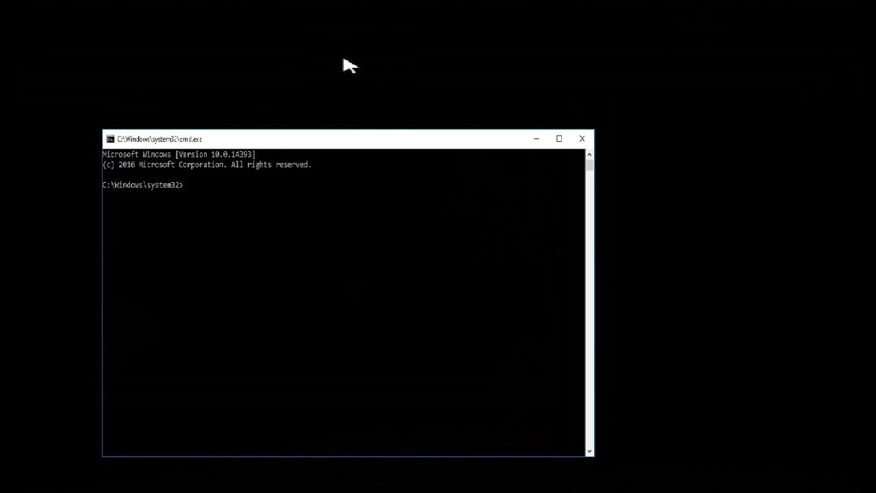 How to fix windows 10 Black Screen with cursor after login