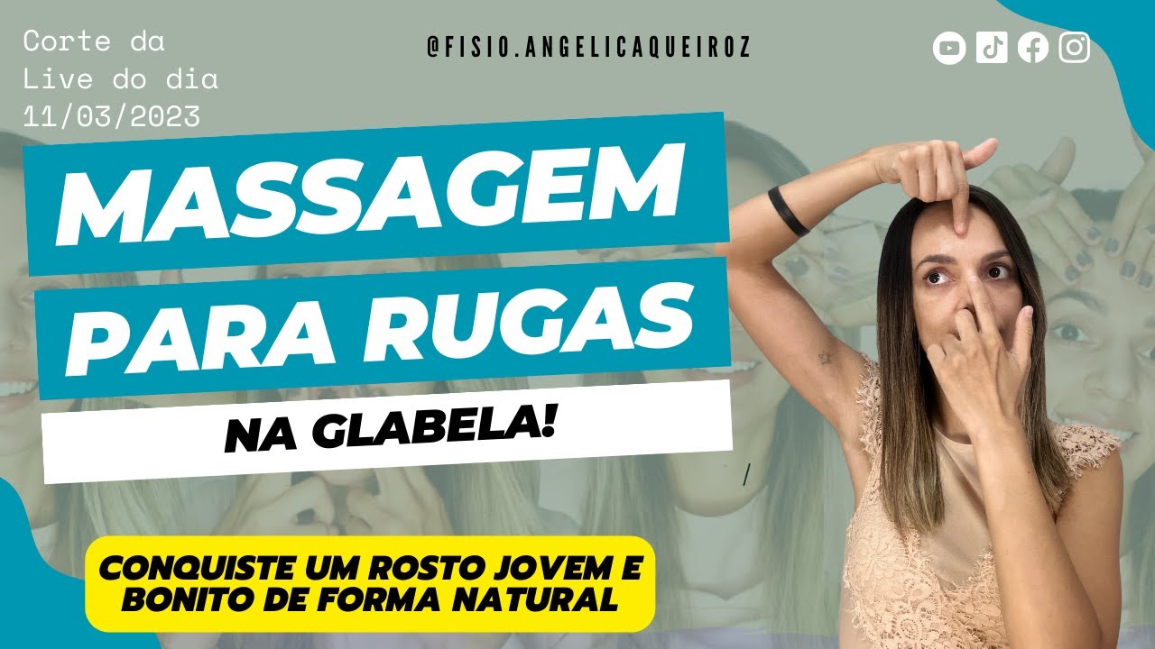 Massagem para Rugas na Glabela