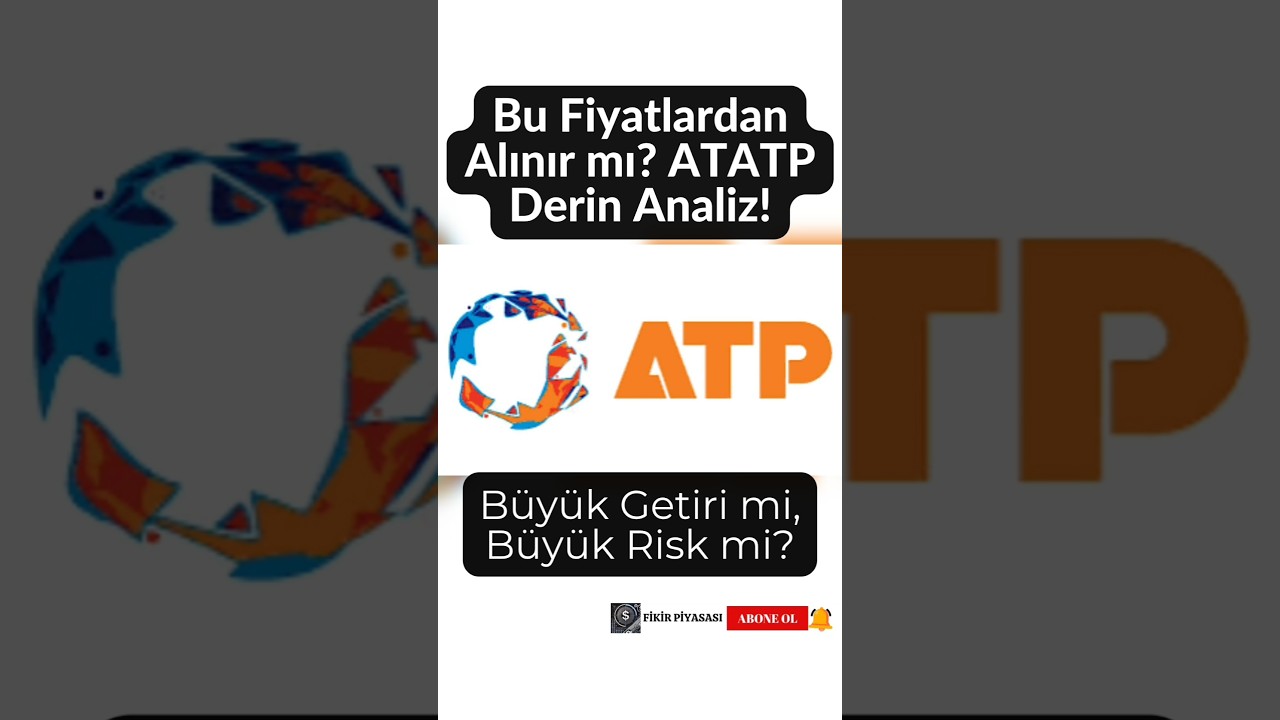 ATP Yazılım (ATATP) Hissesi İ&ccedil;in Kritik Seviyeler! #borsa #HisseAnaliz #ATP #ATATP #Yatırım #Teknik