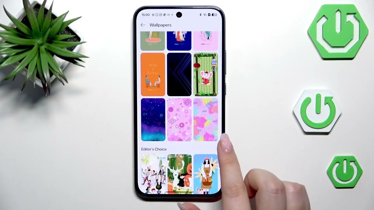 Wie ändere ich das Hintergrundbild auf dem OPPO Reno15 FS?