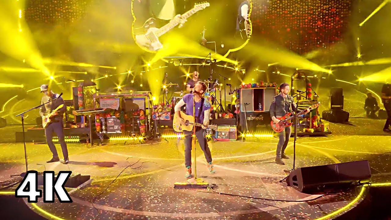 Coldplay - Yellow (Live In S&atilde;o Paulo 2018) [4K Upscale]
