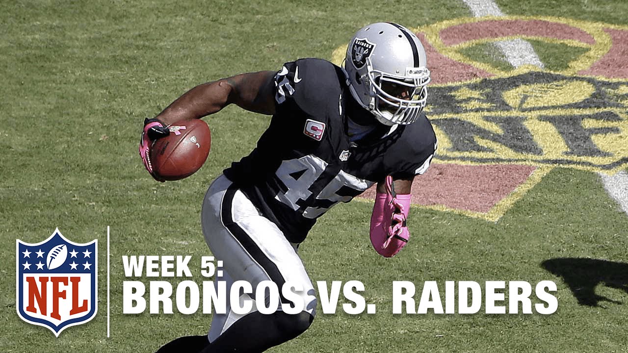 Derek Carr's Play Action TD to Marcel Reece | Broncos vs. Raiders | NFL