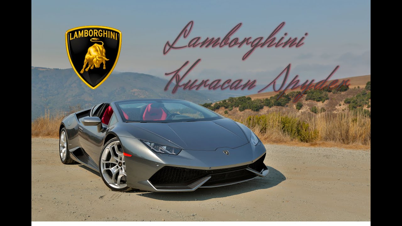 2016 Lamborghini Huracán LP610-4 Spyder Review