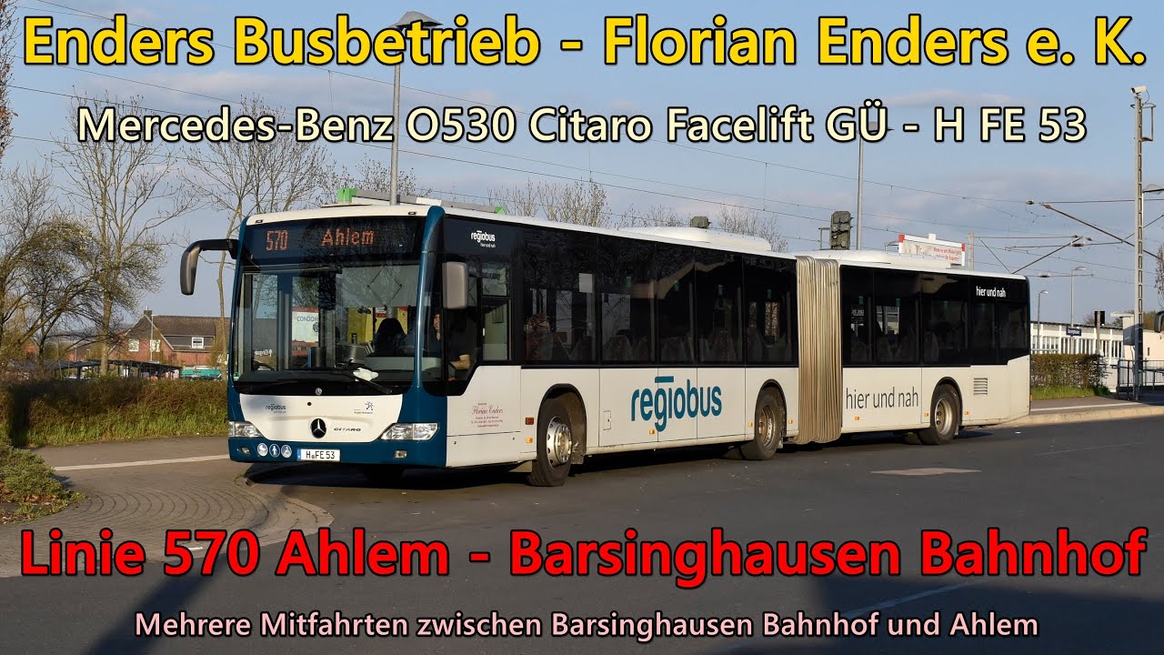 [Sound] Bus Mercedes-Benz O530 Citaro Facelift GÜ von Enders Busbetrieb - H FE 53 (Voith)