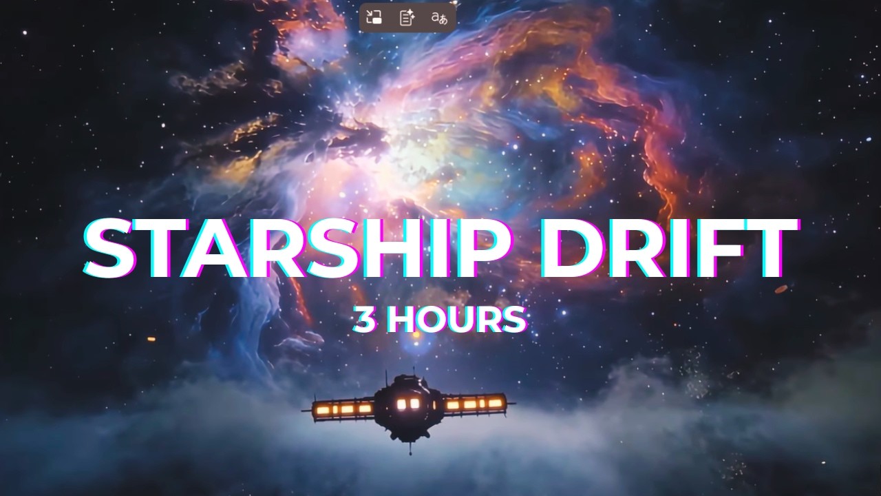 90 Minutes Deep Space Ambient Music for Focus & Coding | Starship Drift