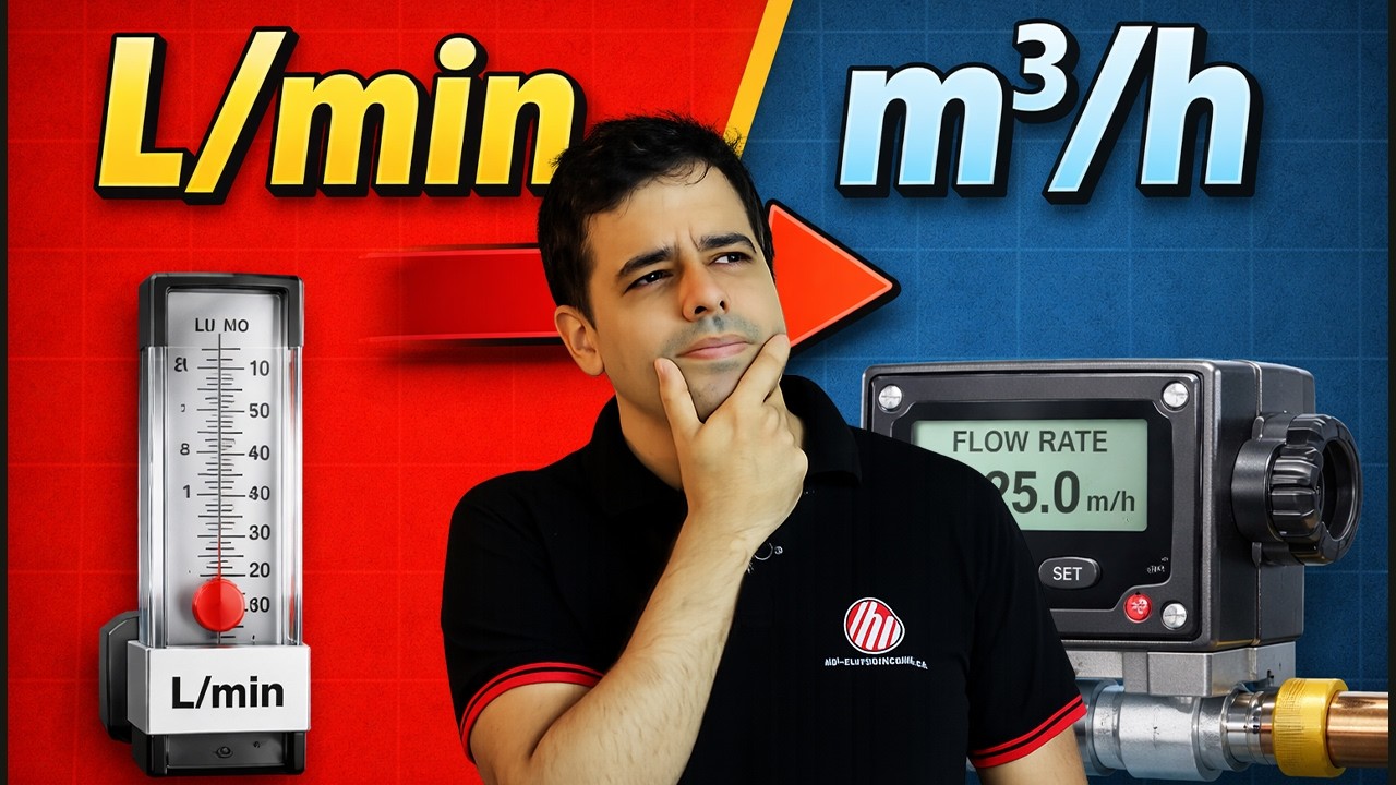 Como Converter L/min para m³/h em Segundos?