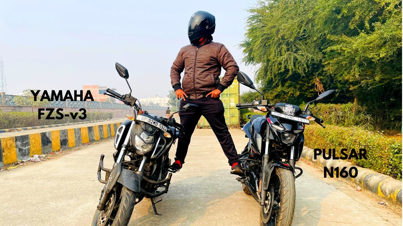 YAMAHA FZS-v3  VS  PULSAR N160 | Ride Review