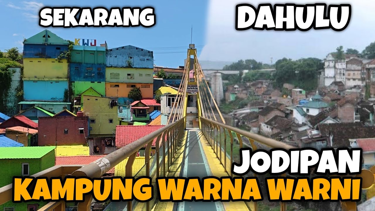 Dulu Kumuh, Sekarang Jadi Destinasi Wisata❗Keindahan Kampung Warna-Warni Jodipan