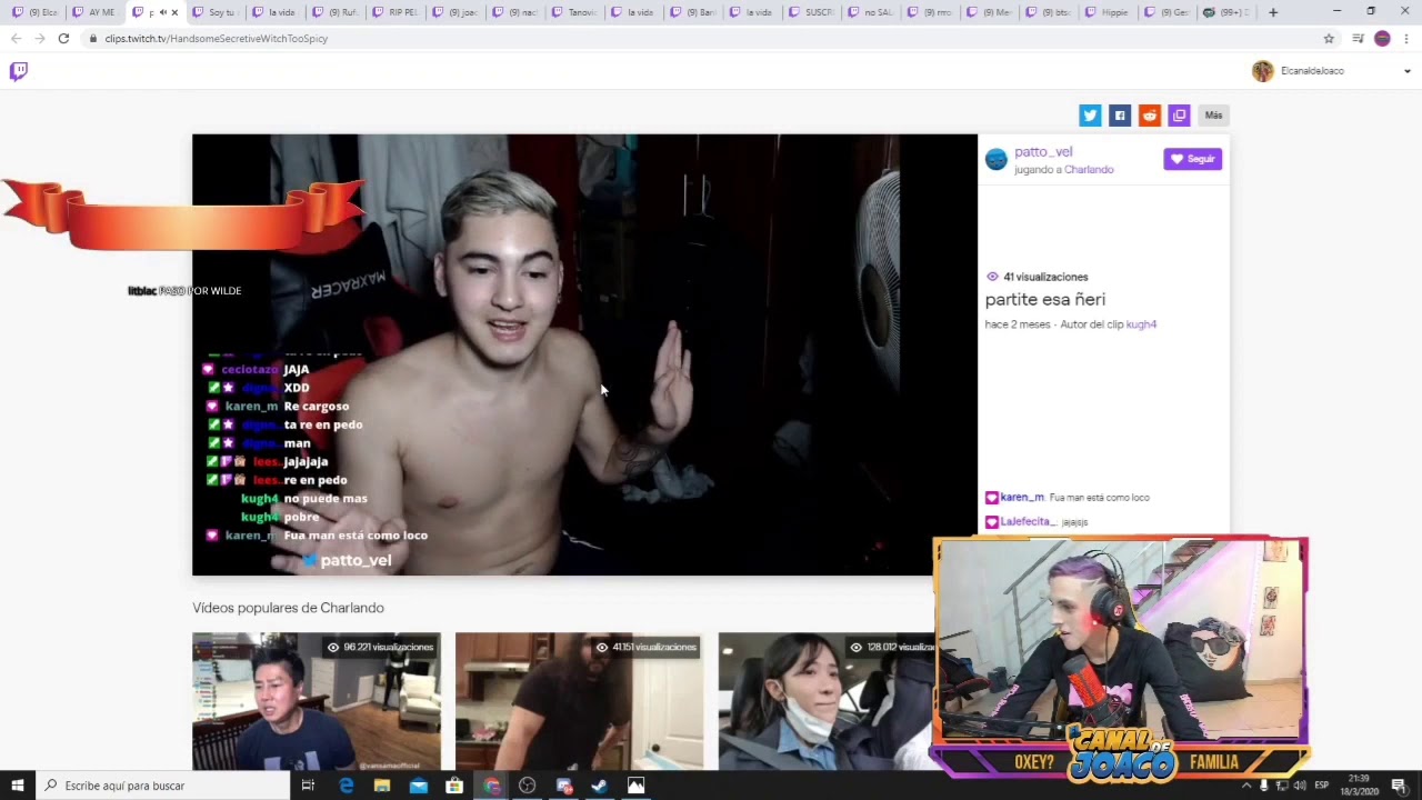 Joaco reacciona a clips de twitch
