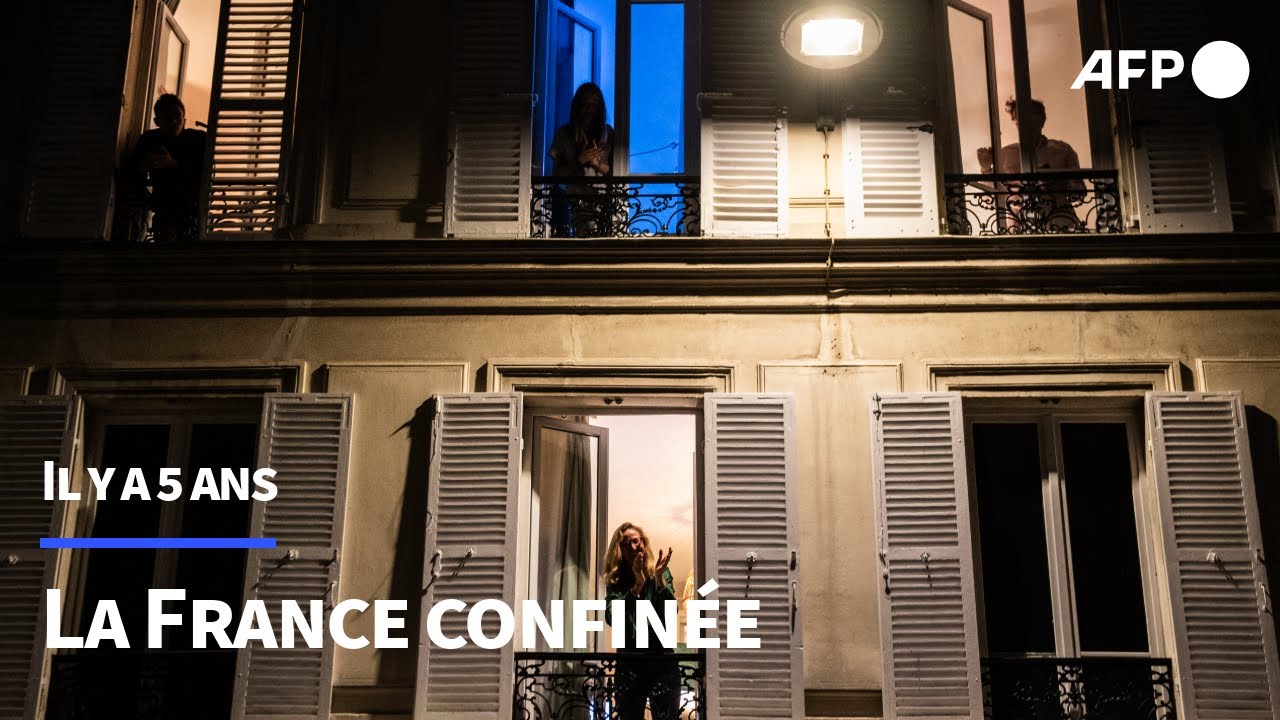 Insolites ou émouvantes, les images marquantes d'un confinement inédit en France | AFP