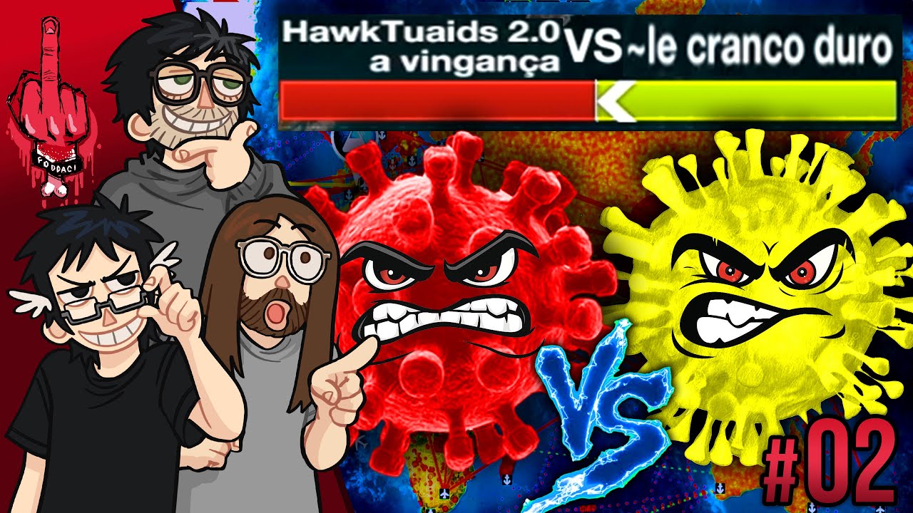 hawktuaids vs cranco duro 🦠⚔️🦠 - Plague Inc #2