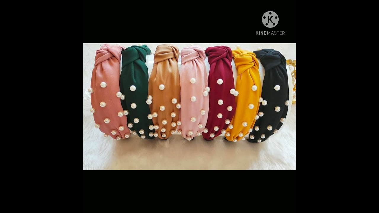 beautiful hairbands for girls/ pearl beaded headbands
